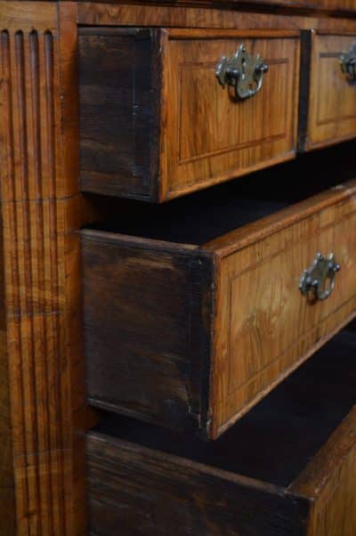 Georgian Walnut Chest On Stand SAI3179 Antique Draws 16