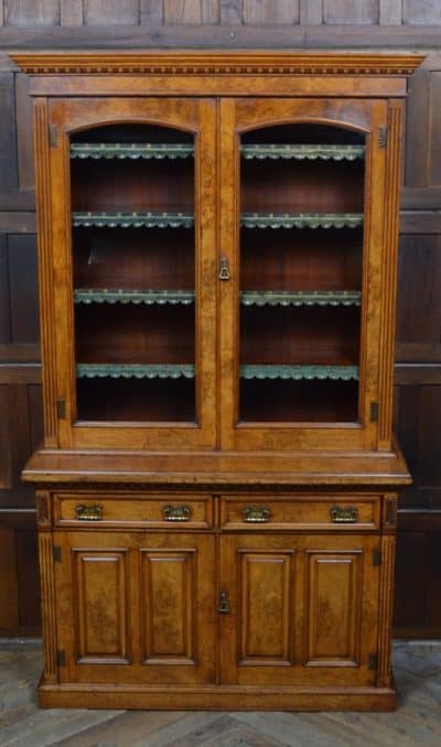 Victorian Pollard Oak Bookcase SAI3212 Antique Bookcases 17