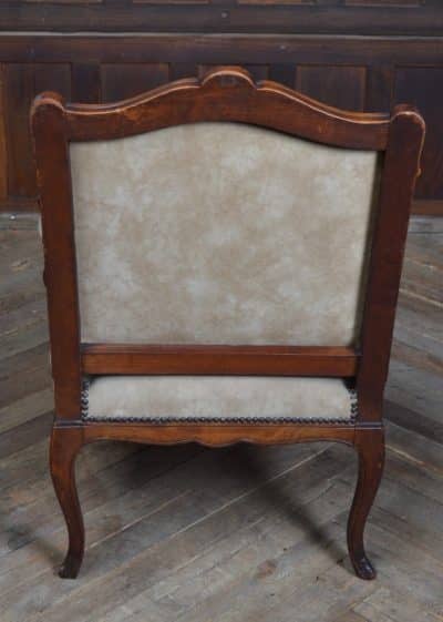 Pair Of Victorian French Walnut Armchairs SAI3185 Antique Chairs 9
