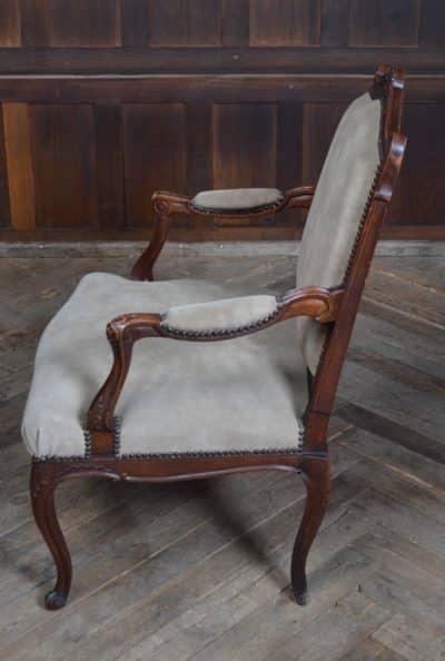 Pair Of Victorian French Walnut Armchairs SAI3185 - Image 8