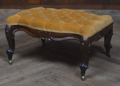 Victorian Buttoned Stool SAI3222