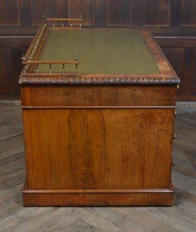 Victorian Oak Pedestal Writing Desk SAI3234 Antique Desks 10