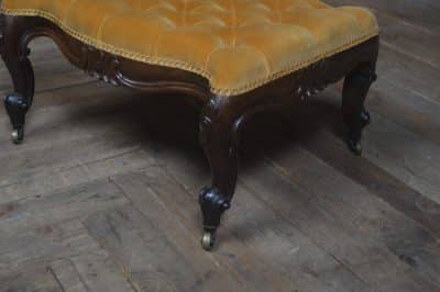 Victorian Buttoned Stool SAI3222 Antique Furniture 5