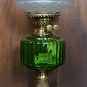 British Made Brass Oil / Paraffin Lamp SAI3196 Antique Lighting