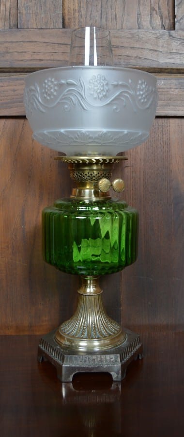 British Made Brass Oil / Paraffin Lamp SAI3196 Antique Lighting 3