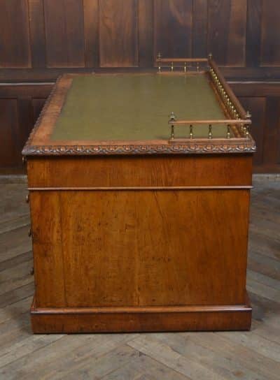 Victorian Oak Pedestal Writing Desk SAI3234 Antique Desks 8