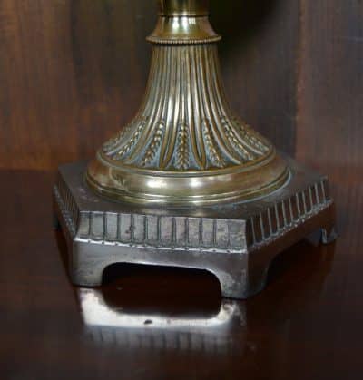 British Made Brass Oil / Paraffin Lamp SAI3196 Antique Lighting 12