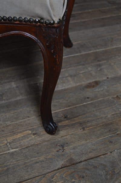 Pair Of Victorian French Walnut Armchairs SAI3185 - Image 12