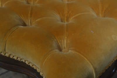 Victorian Buttoned Stool SAI3222 - Image 5
