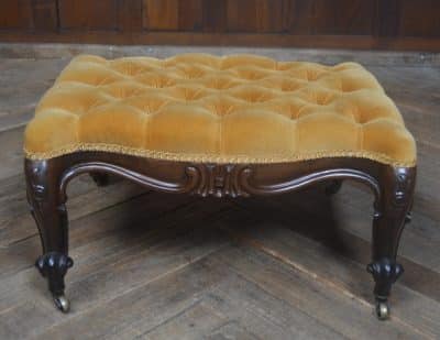 Victorian Buttoned Stool SAI3222 - Image 6
