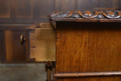 Victorian Oak Pedestal Writing Desk SAI3234 Antique Desks 6