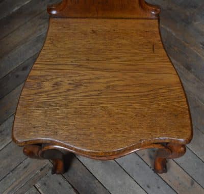 Pair Of Victorian Oak Hall Chairs SAI3213 - Image 11