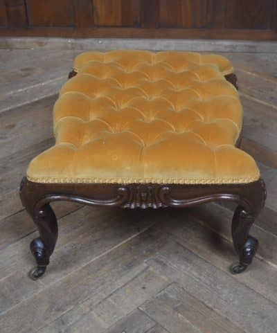 Victorian Buttoned Stool SAI3222 - Image 9