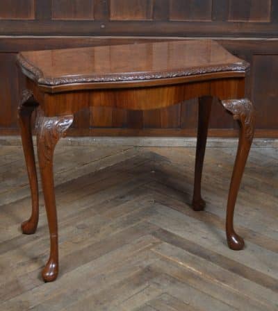 Walnut Fold-over Games Table SAI3205 Antique Furniture 3