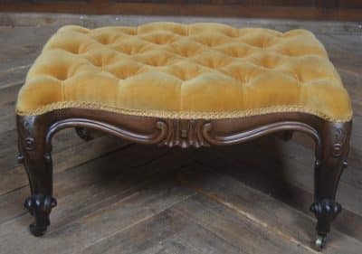 Victorian Buttoned Stool SAI3222 - Image 10