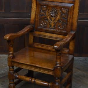 Edwardian Oak Armchair SAI3182 Antique Chairs