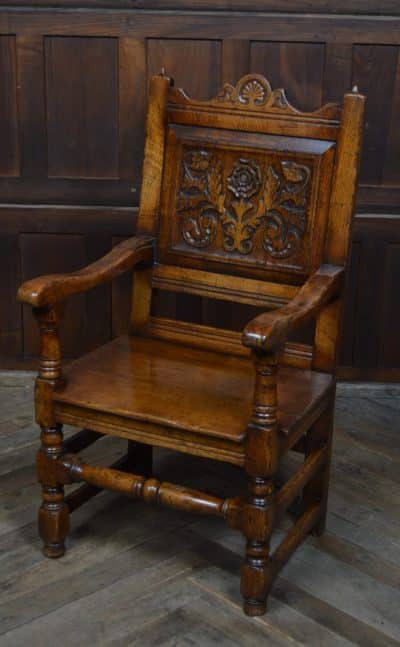 Edwardian Oak Armchair SAI3182