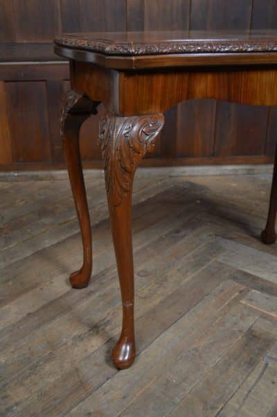Walnut Fold-over Games Table SAI3205 - Image 12