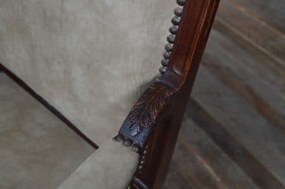 Pair Of Victorian French Walnut Armchairs SAI3185 Antique Chairs 19