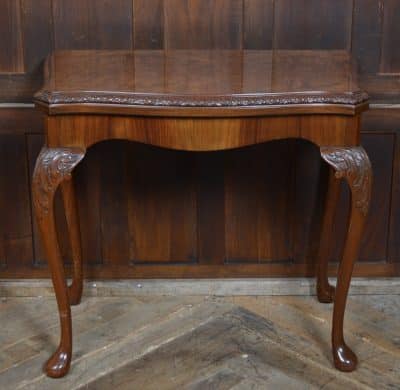 Walnut Fold-over Games Table SAI3205 - Image 10