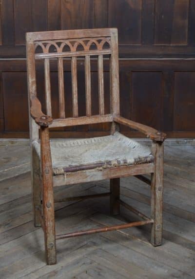 Scottish Oak Crofter Chair SAI3214 Antique Chairs 3