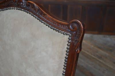Pair Of Victorian French Walnut Armchairs SAI3185 Antique Chairs 18