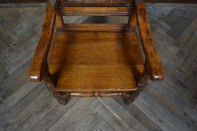Edwardian Oak Armchair SAI3182 - Image 9