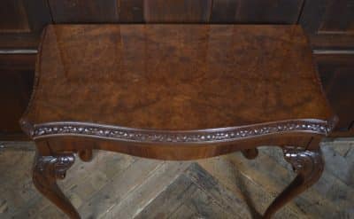 Walnut Fold-over Games Table SAI3205 - Image 9