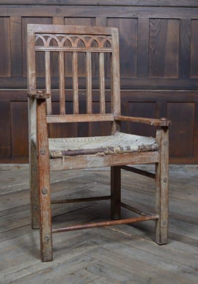 Scottish Oak Crofter Chair SAI3214 Antique Chairs 4