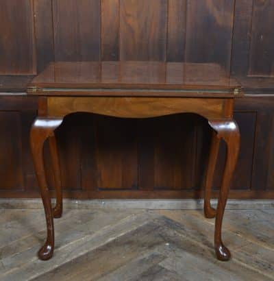 Walnut Fold-over Games Table SAI3205 - Image 7