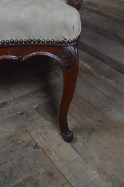 Pair Of Victorian French Walnut Armchairs SAI3185 - Image 13