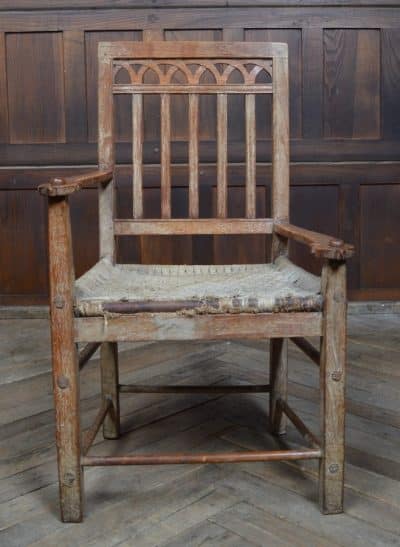 Scottish Oak Crofter Chair SAI3214 Antique Chairs 17