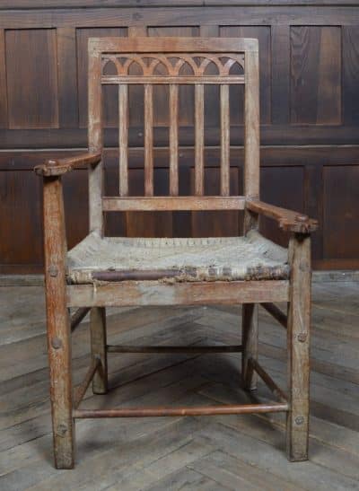 Scottish Oak Crofter Chair SAI3214 - Image 15