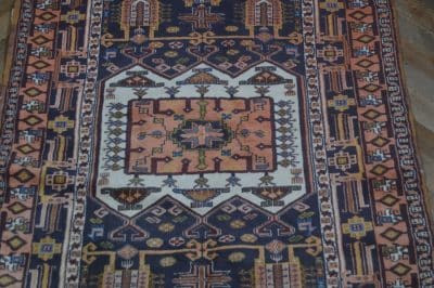 Vintage Ghochan Hand Woven Woollen Rug SAI3236 - Image 10
