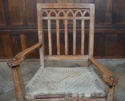 Scottish Oak Crofter Chair SAI3214 - Image 13