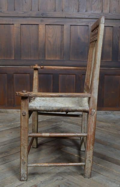 Scottish Oak Crofter Chair SAI3214 Antique Chairs 12