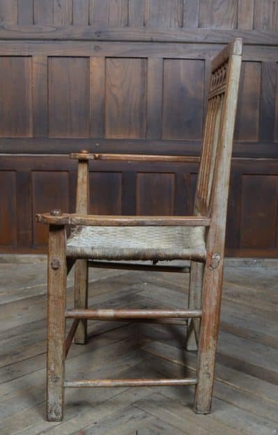 Scottish Oak Crofter Chair SAI3214 - Image 10
