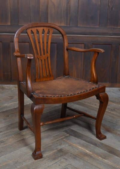 Edwardian Walnut Armchair SAI3172 Antique Chairs 3