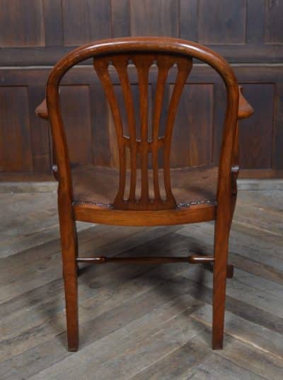 Edwardian Walnut Armchair SAI3172 - Image 9