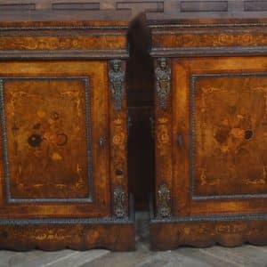 Pair Of Victorian Walnut Pier Cabinets SAI3224 Antique Cabinets