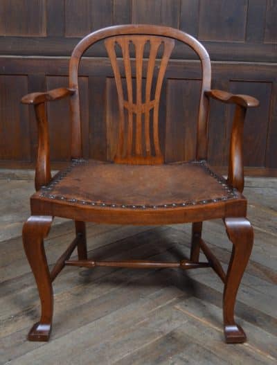 Edwardian Walnut Armchair SAI3172 Antique Chairs 9