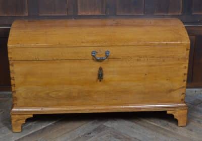 Victorian Dome Top Oak Storage / Blanket Box SAI3200 - Image 4