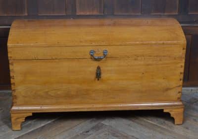 Victorian Dome Top Oak Storage / Blanket Box SAI3200 Antique Coffers 6