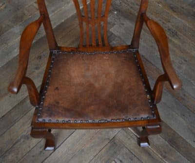 Edwardian Walnut Armchair SAI3172 Antique Chairs 8