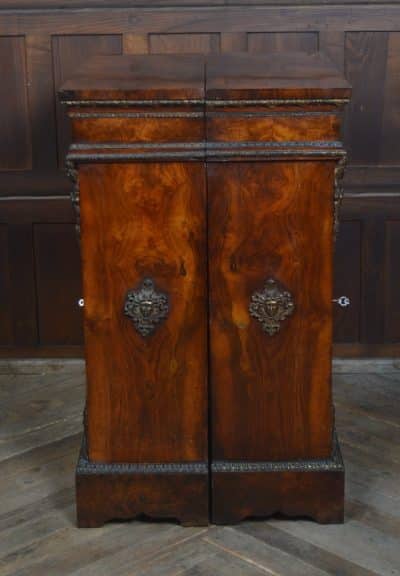 Pair Of Victorian Walnut Pier Cabinets SAI3224 Antique Cabinets 12