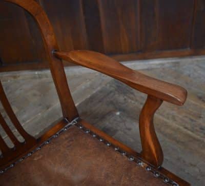 Edwardian Walnut Armchair SAI3172 Antique Chairs 7