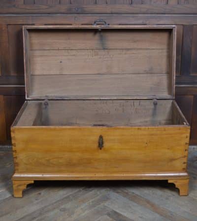 Victorian Dome Top Oak Storage / Blanket Box SAI3200 - Image 6