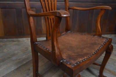 Edwardian Walnut Armchair SAI3172 Antique Chairs 6