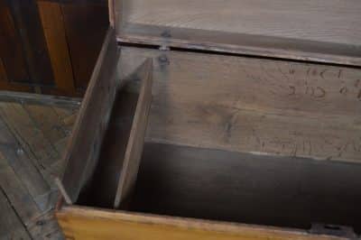 Victorian Dome Top Oak Storage / Blanket Box SAI3200 - Image 18
