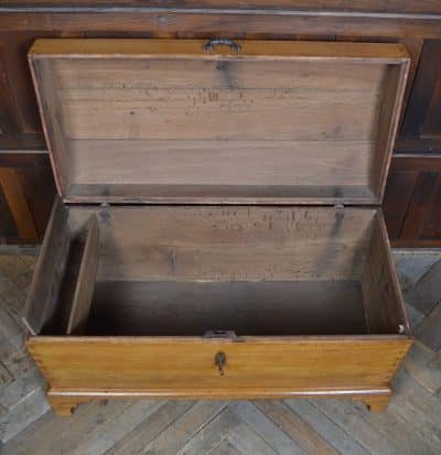 Victorian Dome Top Oak Storage / Blanket Box SAI3200 - Image 17